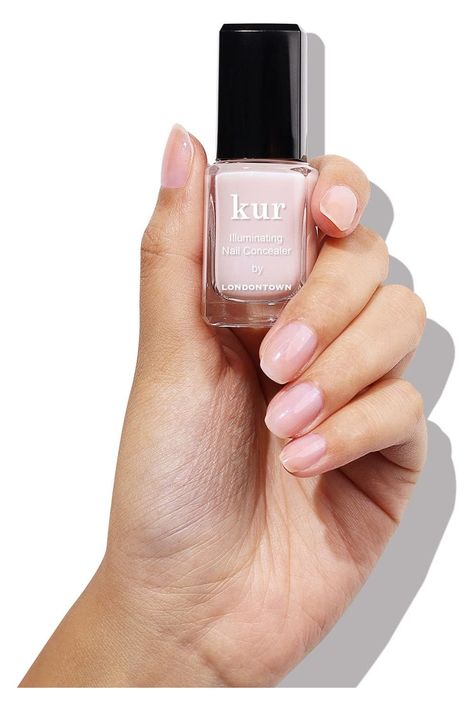 Londontown kur Pink Conceal &amp; Go Duo Set, Includes Pink Nail Illuminating Concealer &amp; Gel Genius Top Coat Nail Concealer, Dior Nail Glow, Dior Nails, Milky Pink, Beauty Tricks, Contour Brush, Acrylic Gel, London Town, Clean Nails