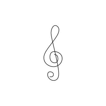 Sol Key Logo, Music Line Art, Piano Sketch, Piano Vector, Drawing Music, Wing Drawing, Music Drawing, Music Clipart, Music Symbol