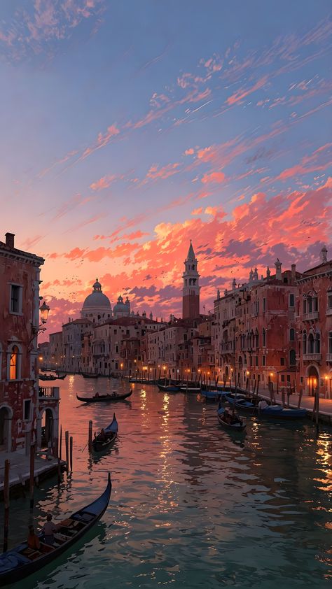 Venice Wallpaper, Italia Aesthetic, Places To Draw, Europe Vibes, The World Is Beautiful, Cute Home Screens, Amazing Wallpapers, Christmas Wallpaper Backgrounds, Italian Village