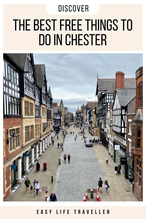 NA Chester England, Chester City, Chester Cathedral, England Uk, Free Things, Free Things To Do, England Travel, Chester, Historical Architecture