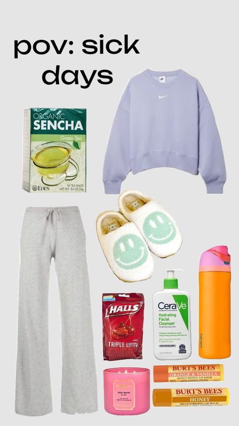 sick days are.... let your keyboad finish!!!! comment shfl ideas if you would like! #preppy #shufflesfyp #fyp #sick #boredinthehouse What To Do If Ur Sick, Sick Routine, Cold Lazy Day Outfit, Sick Aesthetics Cold, Sick Day Aesthetic, Sick Aesthetics, Cold Sick, Sick Day Essentials, Girly Hacks