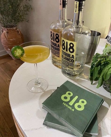 818 Tequila Aesthetic, Tequila Aesthetic, 818 Tequila, 21st Bday Ideas, Dinner Party Themes, Reposado Tequila, Branding Design Packaging, Event Design Inspiration, Tequila Sunrise