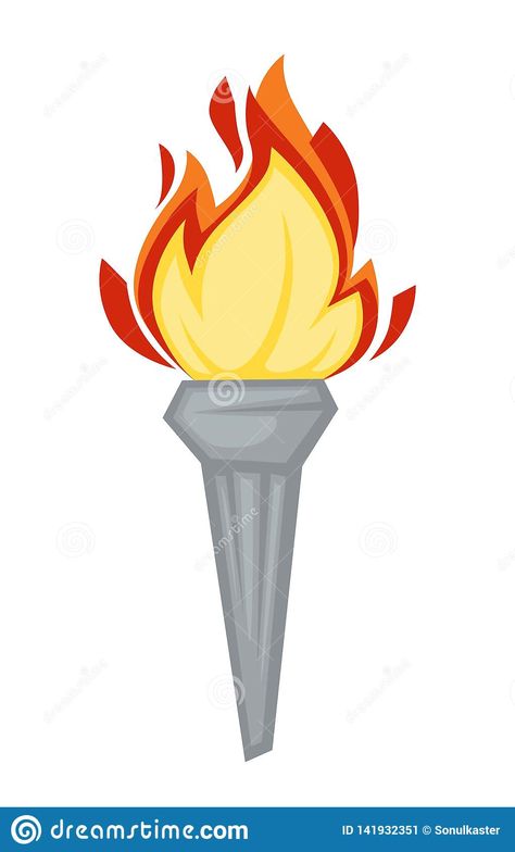 Flame Illustration, Drawing Gold, Game Drawing, National Sports Day, Investiture Ceremony, Greek Symbol, Olympic Party, Olympic Torch, Cute Little Tattoos