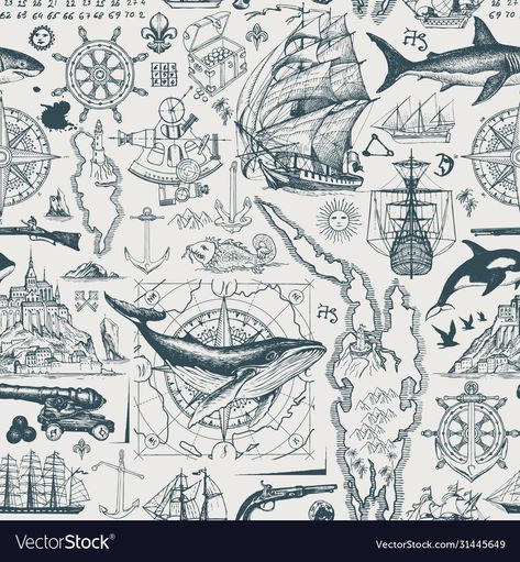 Pirate Wall Art, Skulls Wallpaper, Pirate Map, Pirate Tattoo, Wind Rose, Nautical Tattoo, Pirate Art, Pirate Flag, Navy Wallpaper