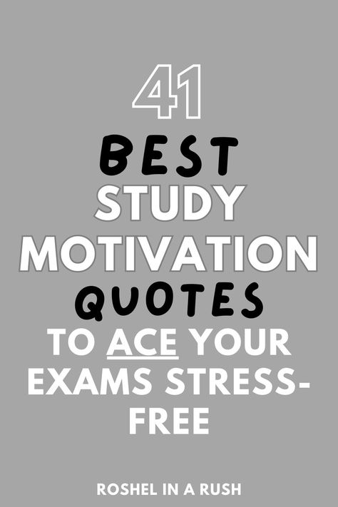 Feeling overwhelmed with all the studying? Check out my latest blog post with the best study motivational quotes to boost your spirits! Click now to get inspired and conquer your exams with these quotes for study motivation! Exam Time Quotes, Best Study Motivation Quotes, Productivity Wallpaper, Motivational Quotes For Study, Best Study Motivation, Quotes For Study, College Graduation Dress, Study Motivational Quotes, Best Productivity Apps