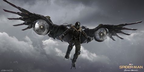 Spiderman Homecoming Vulture, Vulture Spiderman, Vulture Marvel, Marvel Concept Art, Spider Man Homecoming, Concept Art World, Arte Robot, Marvel Villains, Power Armor