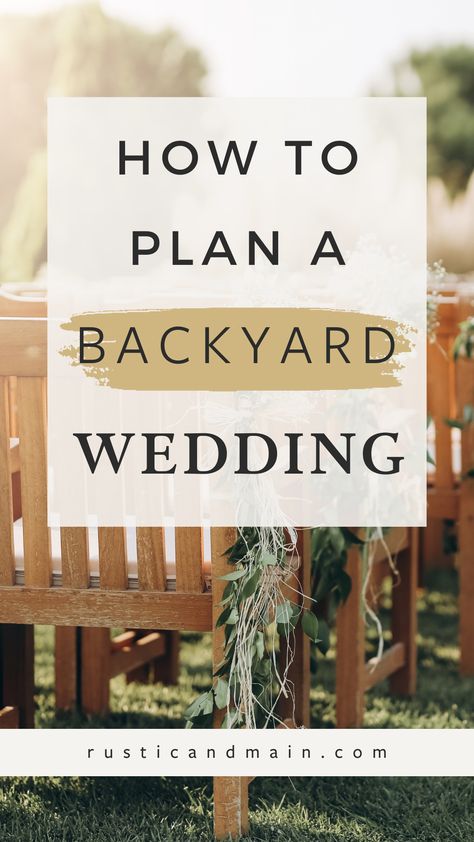 Scaling down your big day and planning a backyard wedding instead can actually have tons of benefits, like making the experience more intimate, unique, and personal. Click to read more! Military Marriage, Wooden Wedding Bands, Wedding Backyard Reception, Rustic Wedding Rings, Big Tents, Citronella Candles, Wooden Wedding, Presents For Friends, Backyard Wedding