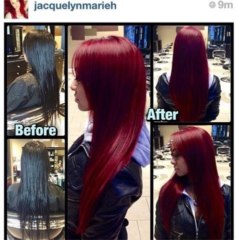 Get the Formula: Pravana Vivids makeover by MODERN Instagram follower @Jacquelyn Hastings  |  ModernSalon.com Pravana Red, Pravana Vivids, Color Formulas, Long Red Hair, Red Hair Color, Long Red, Hair Photo, Love Hair, Hair Dos