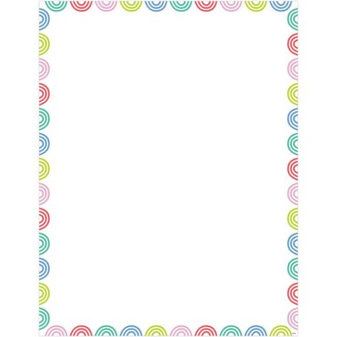 Add in some color wherever you need it with this Rainbow Doodles Blank Chart! Multi-colored rainbows are sprinkled with doodle loops to create a fresh, easy design that can be used anywhere. Perfect for use in any school, home, or office setting. Teacher tip: Use this blank chart to make your own anchor chart! Chart measures 17" x 22". Back of chart includes reproducibles and activity ideas. Rainbow Doodles, Rainbow Border, Shapes Flashcards, Creative Teaching Press, Doodle Borders, Colorful Borders Design, Bond Paper Design, Note Doodles, Colorful Borders