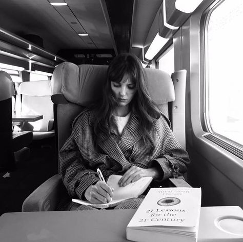 The Words, A Book, A Woman, Notebook, Pen, Train, Writing, Reading, On Instagram