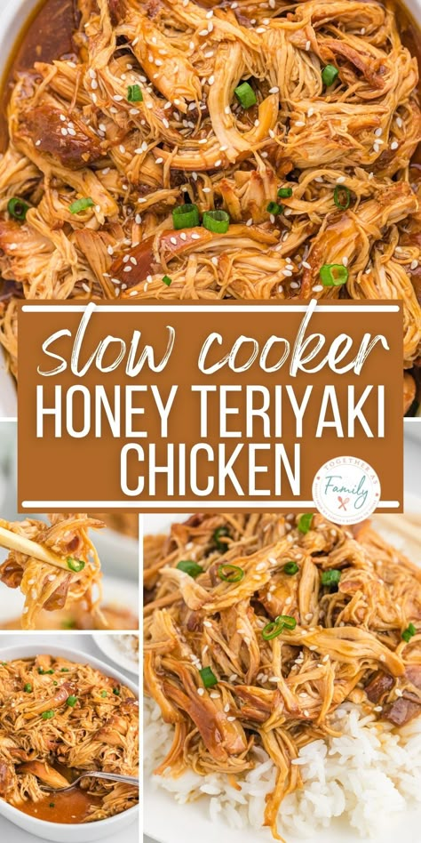 Crockpot Teriyaki Chicken Meal Prep, Teryokie Chicken Recipe Crockpot, Crockpot Sunday Dinner Chicken, Slow Cooker Chicken Teriyaki Easy, Crockpot Recipes Long Cook Time, Fun Easy Crockpot Meals, Easy Crockpot Chicken Teriyaki Recipe, Healthy Chicken Teriyaki Recipe Crockpot, Chicken Teriyaki Crockpot Easy