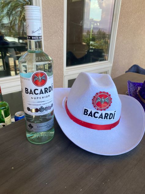 Bacardi Cowboy Hat, Alcohol Halloween Costumes Cowboy Hats, Alcohol Costumes, Alcohol Halloween Costumes, Cowgirl Hat, Bacardi, Cowboy Cowgirl, Cowgirl Hats, Event Ideas