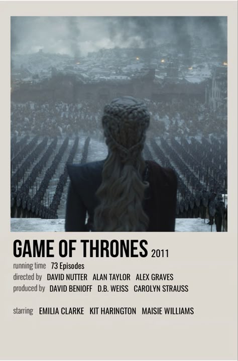 Game Of Thrones Polaroid, Game Of Thrones Movie, Garcia Lopez, Maria Garcia, Game Of Thrones Poster, Game Of Thrones Series, Movies To Watch Teenagers, Posters Minimalist, Most Paused Movie Scenes