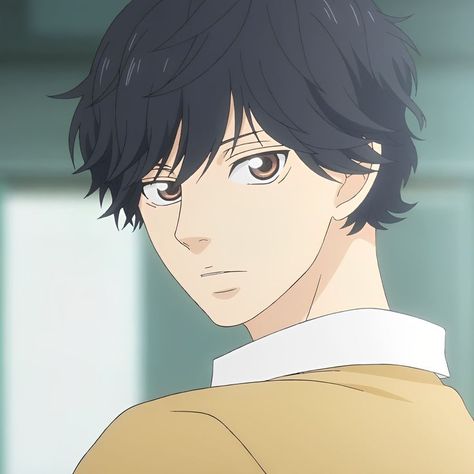 Ao Haru Ride Kou, Kou Mabuchi, Futaba Y Kou, Blue Spring Ride, Blue Springs Ride, Ao Haru, Best Anime Couples, Comedy Drama, Animation Art Character Design