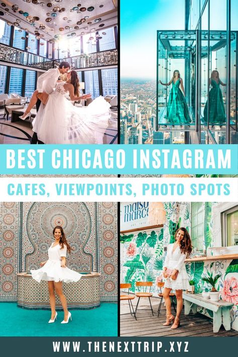 Chicago is an amazing city with so many great photo spots! From the best café's and restaurants, to parks and views, see all the best Chicago Instagram spots! Chicago Instagram, Places In Chicago, Most Instagrammable Places, Im Leaving, Chicago Travel, Instagrammable Places, Cool Cafe, Great Photos, All The Best