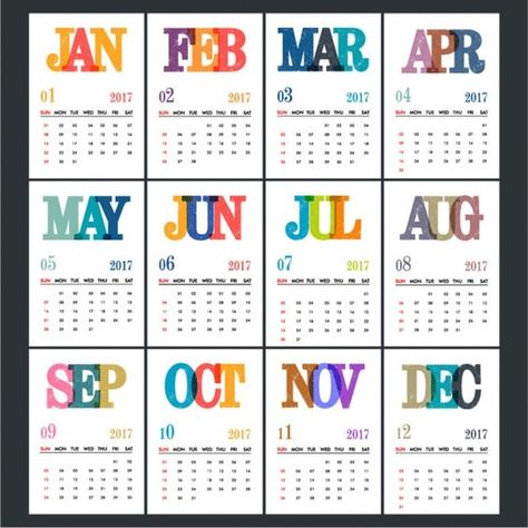 Calenders Ideas, Calendar Design Layout, Calendar Design Template, Modern Calendar, Creative Calendar, 달력 디자인, New Year Calendar, Calendar Layout, Vintage Calendar