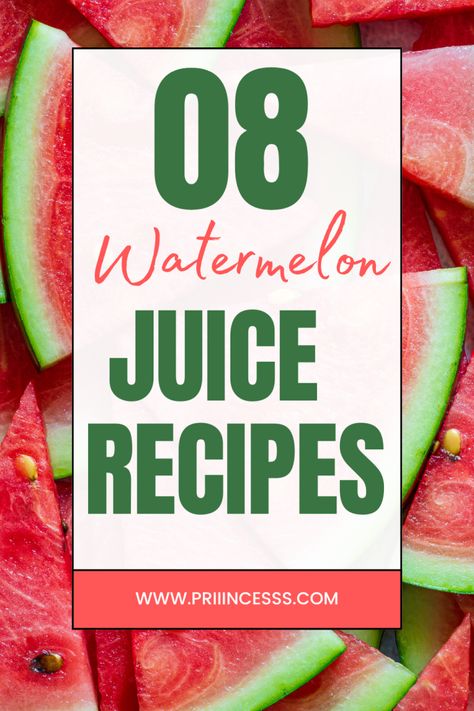 Summer Juices: 8 Best Watermelon Juice Recipes Watermelon Juicing Recipes Healthy, Watermelon Juice Recipe Healthy, Juice Recipes With Watermelon, Benefits Of Juicing Watermelon, Watermelon Detox Juice, Sugar Cleanse, 7 Day Cleanse, Watermelon Juice Recipe, Summer Juice