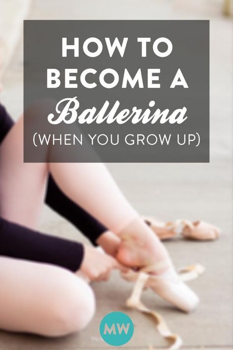 How to train your little one (or yourself) to become a real, live, grown-up professional ballerina. How To Start Ballet At Home, Train Like A Ballerina, How To Become A Ballerina At Home, How To Become A Ballerina, Ballet Moves And Names, Ballerina Workout, Professional Ballerina, Ballet Moves, Ballet Studio