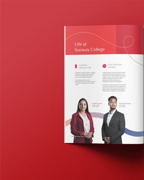 Brochure Design for Sunway College Kathmandu. Proudly Designed in Nepal! Client: Sunway College Kathmandu Location: Nepal Type: Logo and Brochure / Prospectus Design - Ready to elevate your Brand? Connect with us at : FB / insta - @harshadesigns Be.net/harshadesigns WhatsApp - +977 9843466230 mail us at - mail@harshadesigns.com www.harshadesigns.com #logo #corporate #college #university #brochure #digital #medical #school #learning #brochure #technology #business #logodesign #collat... Prospectus Design, Graphic Design Cv, Medical Brochure, Design Cv, Student Services, Type Logo, School Learning, Extra Curricular, Catalog Design