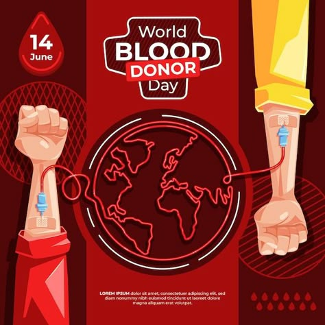 Poster On Blood Donation, Donor Darah Design, World Blood Donor Day Creative Ads, Blood Donation Poster Creative Drawing, World Blood Donor Day Poster, Blood Donation Poster Creative, Poster Pmr, Blood Donor Day Poster, Blood Donation Poster