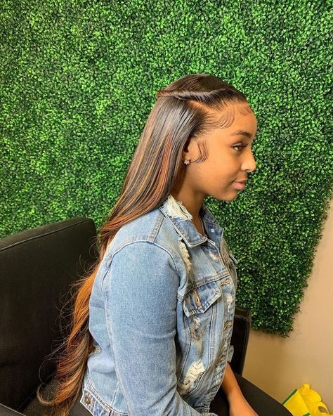 Frontal Wig Hairstyles, Sew In Hairstyles, Flat Twist, Hair Laid, Hair Crush, Hair Life, Frontal Wig, Baddie Hairstyles, Braids For Black Hair