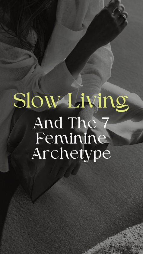 We all sense it at times—a longing to slow down, breathe, and reconnect with something deeper. But how often do we allow ourselves to soften and slow down the pace of our lives? Slow living is not just about doing less and stopping the constant hustle; it's about aligning with your true nature, honouring your rhythms, and allowing space for growth and reflection. Learn more in this blog post. #FeminineBusiness #FeminineEnergy Slowing Down Aesthetic, How To Slow Down, 7 Feminine Archetypes, Feminine Archetypes, Intentional Life, Slow Lifestyle, Wise Woman, Slow Design, Frame Of Mind