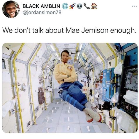 Dark Skin Women on Instagram: “Mae Carol Jemison is an American engineer, physician, and former NASA astronaut. She became the first black woman to travel into space when…” Female Engineer, Nasa Astronaut, Successful Business Tips, Dream Vision Board, Nasa Astronauts, We Dont Talk, Dark Skin Women, Black Love, Ripped Jean