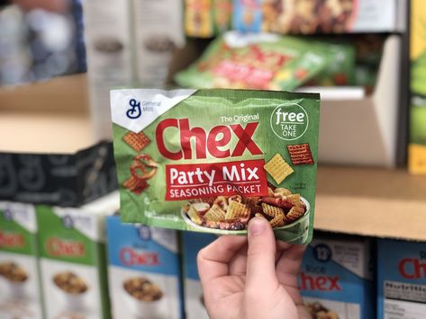 Free Chex Mix Party Flavor Packet At Walmart Chex Mix Seasoning Packet, Chex Mix Seasoning, Chex Mix Flavors, Chex Party Mix, Chex Mix Recipes, Party Mix, Chex Mix, Free Stuff, Free Samples