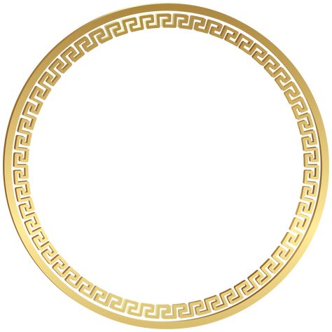 Versace Logo Design Gold, Versace Logo Design, Round Border Frame, Border Frame Png, Minimal Logo Design Inspiration, Round Logo Design, Gold Logo Design, Round Border, Circle Borders