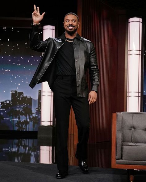 Black Gentleman Style, Black Leather Jacket Outfit, Black Men Fashion Urban, Black Outfit Men, Jordan Outfit, Black Men Fashion Casual, Classy Outfits Men, Mens Casual Outfits Summer, Michael B Jordan