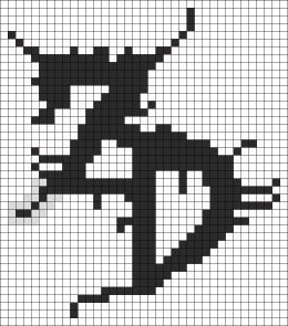 Edm Perler Patterns, Excision Perler Bead Patterns, Dj Perler, Zeds Dead Perler, Pearlers Rave, Rave Perler Pattern, Rave Perler Pattern Trippy, Rave Bracelets, Pearl Beads Pattern