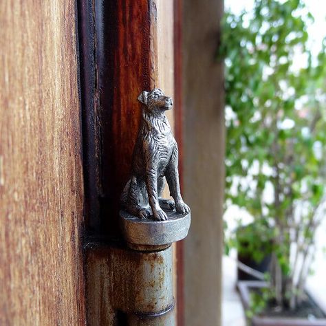 Long Dog Decor Door Hinge Accessory Door Dividers, Door Knobs And Knockers, Window Stained, Long Dog, Dog Door, House Doors, Dog Decor, Room Accessories, Door Hinges