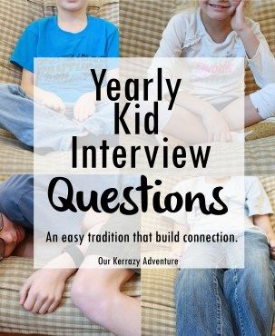 Yearly Kid Interview Questions - Our Kerrazy AdventureBloglovinEmailFacebookInstagramPinterestTwitter Interview Questions To Ask, I Love Them So Much, Kids Club, Interview Questions, Questions To Ask, The Sweet, Year Old, Interview, I Love