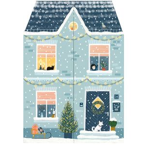 Jessica Hogarth, German Advent Calendar, Traditional Advent Calendar, Unique Calendar, Advent Season, Christmas Houses, Christmas Illustrations, Christmas Advent Calendar, Home For Christmas