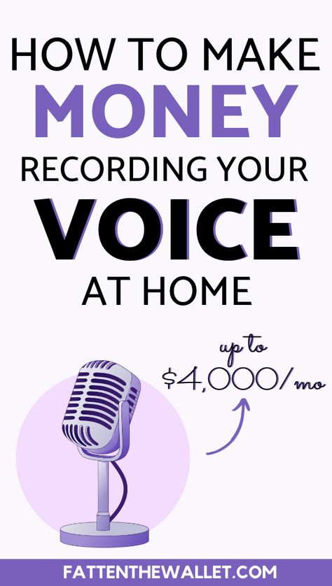 If you are looking to become a freelance voice over artist, this post will show you the best place to begin voice over training and find voice over work from home #voiceover #voiceartist #sidehustle #wfh #workfromhome Voice Over Jobs For Beginners, Voiceover Jobs, Voice Over Artist, Voice Overs, Make Money From Pinterest, Money Making Jobs, Voice Acting, Social Media Jobs, Work From Home Tips