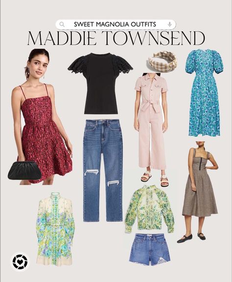 Maddie Townsend Outfits, Maddie Townsend, Sweet Magnolia, Magnolia