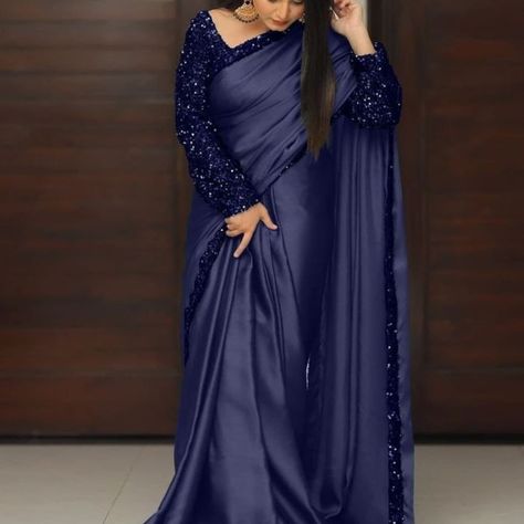 This viral moonlight sequence with silk saree is available in our store now. DM for customisation and order placement. All colours and sizes are available. DM for order and details @xarnish_store #bridalsarees #xarnishlaunch #xarnishlaunch #fashionblogger #fashionblogger #womenempowerment #womeninbusiness #fashiondesigner #bridalsarees #womenentrepreneurs #smallbusiness #clothingbrand #outfit #lifestyle #love #wedding #fashion #casualchic #casual #clothes #clothingbrand #ethnicwear #in... Sequins Saree, Simple Frock Design, Simple Frocks, Ready To Wear Saree, Velvet Blouses, Frock Design, Blouse Fabric, Bridal Saree, Silk Satin