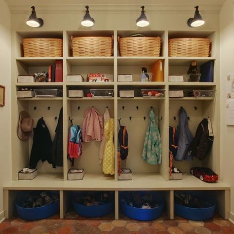 Basket Shoes, Traditional Laundry Room, Laundry Room/mud Room, Mudroom Lockers, Mudroom Organization, Mud Rooms, Mudroom Laundry Room, Mud Room Storage, Basket Style