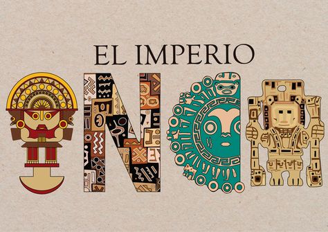 El Imperio INCA on Behance Inca Pattern, Inca Art, Peruvian Art, Inca Empire, School Displays, Geometric Sleeve, Aztec Art, Working On It, Ancient Civilizations