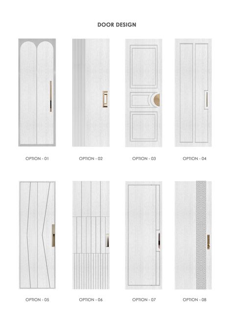 Door Design In White Colour, Molding Door Design, White Main Door Entrance, Door Design With Grooves, White Doors Interior Modern Luxury, White Main Door, Classic Doors Entrance, Door Groove Design, Laminate Door Design Modern