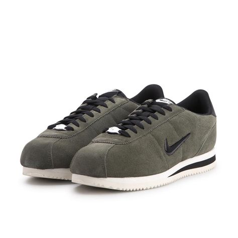 Nike Cortez Basic Jewel Cargo Kaki Kick Rocks, Ankle Sneakers, Shoe Show, Nike Cortez, Shoes Sneakers, Nike, Sneakers, Quick Saves