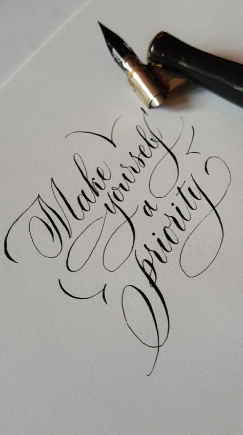 Quotes Writing Calligraphy, Pointed Pen Calligraphy Quotes, T Letter Calligraphy, Flourishing Calligraphy Quotes, Quotes In Calligraphy Handwriting, Flourish Calligraphy Quotes, Calligraphy Drawing Art, Copperplate Calligraphy Quotes, One Word Calligraphy