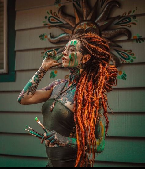 Morgan Riley, Morgin Riley, Female Dreads, Tattoo Models, Beautiful Hair, Dreadlocks, Instagram Photos, Hair Styles, Hair