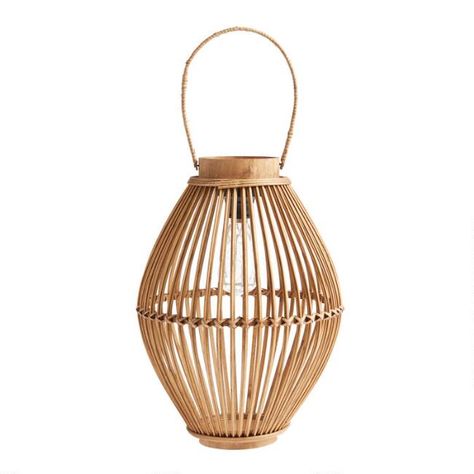 Rattan Lantern, Lantern Garden, Solar Hanging Lanterns, Garden Lantern, Lantern Ideas, Patio Pool, Solar Lantern, Outdoor Accent Table, Garden Lanterns