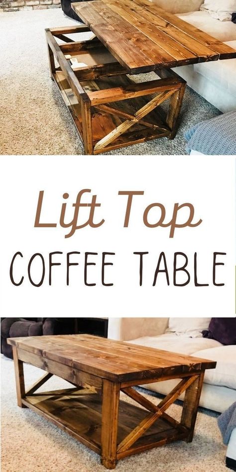 (paid link) The Best Coffee Table Decor Ideas. Farmhouse Coffee Table Storage, Lift Coffee Table Diy, Hinged Coffee Table, Diy Farmhouse Coffee Table Plans, Farmhouse Coffee Table Plans, Diy Coffee Table Lift Top, Lift Up Coffee Table Diy, Coffee Table Lift Up, Diy Coffee Table And End Table Set