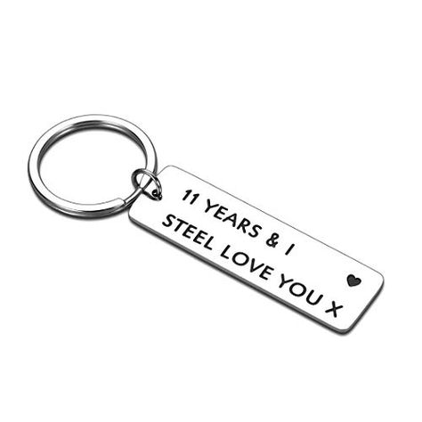 11 Year Wedding Anniversary, 11th Wedding Anniversary Gift, Funny Keychains, Couple Birthday, 11 Year Anniversary, Funny Anniversary Gifts, 11th Anniversary Gifts, 11th Wedding Anniversary, Anniversary Keychain