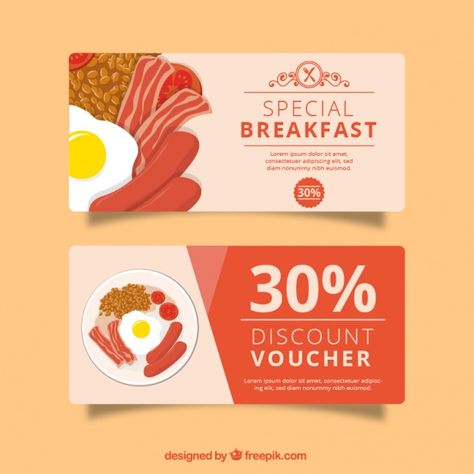 Red discount voucher for restaurant Free Vector Cash Voucher Design, Discount Coupon Design Ideas, Restaurant Voucher Design, Coupon Design Ideas, Discount Voucher Design, Cash Voucher, Restaurant Vouchers, Gift Voucher Design, Restaurant Coupons