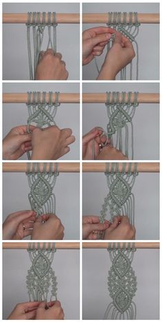 Diamond Pattern Macrame, Diamond Macrame Pattern, Macrame Art Tutorials, Macrame Diamond Pattern, Macrame Hammock Pattern, Diy Macrame Plant Hanger Easy, Diamond Macrame, 6 Petal Flower, Diy Macrame Tutorial