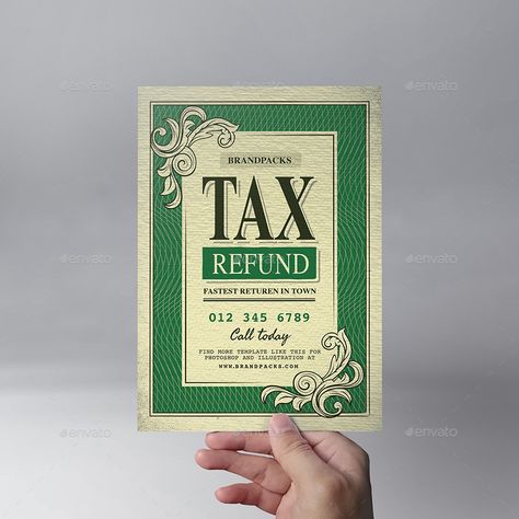 Tax Refund Format, Banner Templates, Tax Services, Text Layout, Tax Season, Tax Refund, Card Banner, Income Tax, Financial Management