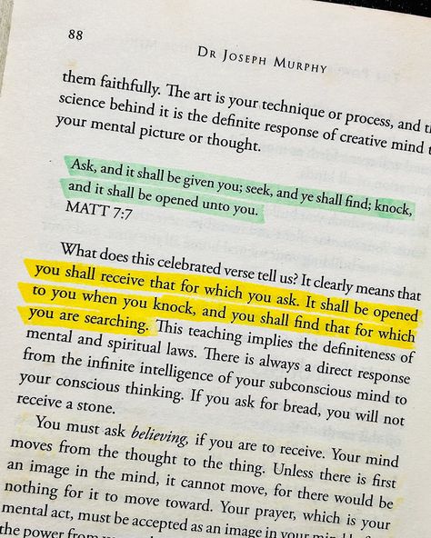 📍“Every thought you think is a blueprint for your future. Choose them wisely for they have the power to shape your destiny”📍 ✨We all come across self destructing thoughts from time to time, what we don’t know is by thinking these thoughts, we are fixing them in our subconscious mind and making it believe that they are the true ones. As a result, we always get negative results in life. ✨“Power of your subconscious mind” is the book I first read during the pandemic, and this is the one book ... Subconscious Mind Power, Books For Self Improvement, Mind Power, Bible Lessons, Quiet Time, Subconscious Mind, Bible Quotes, Self Improvement, Destiny